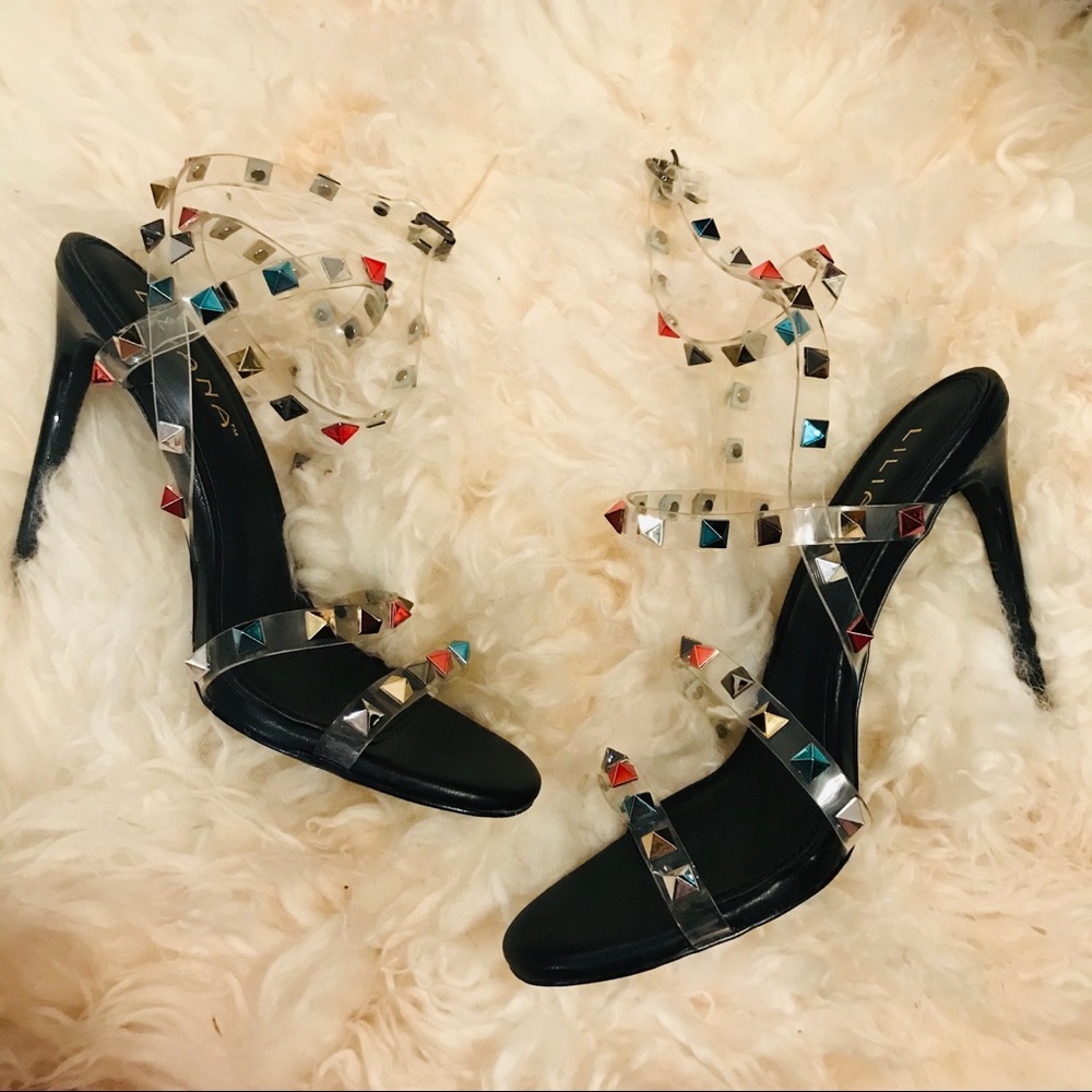 ❣️ SALE ❣️ STRAPPY RAINBOW 🌈 HEELS